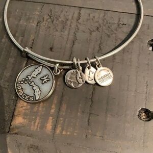 Alex and Ani‎ Pisces Silver-tone Bracelet